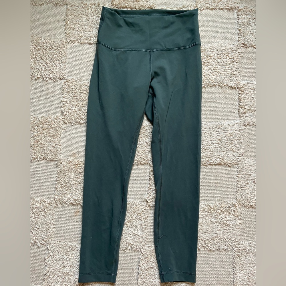 Lululemon Wunder Train High Rise Tights 25” Smoked Spruce